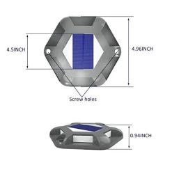Solar Deck Lights, T-SUNUS 4 Pack LED Dock Lights Solar Driveway Lights Solar Powered Outdoor Waterproof Road Markers… 11 Solar Deck Lights, T-SUNUS 4 Pack LED Dock Lights Solar Driveway Lights Solar Powered Outdoor Waterproof Road Markers… -Garden Supply Store 41vTv2BkPMnL