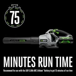 EGO Power+ LB6150 615 CFM Variable-Speed 56-Volt Lithium-ion Cordless Leaf Blower – Battery And Charger Not Included… -Garden Supply Store 41x2LOQsQGL