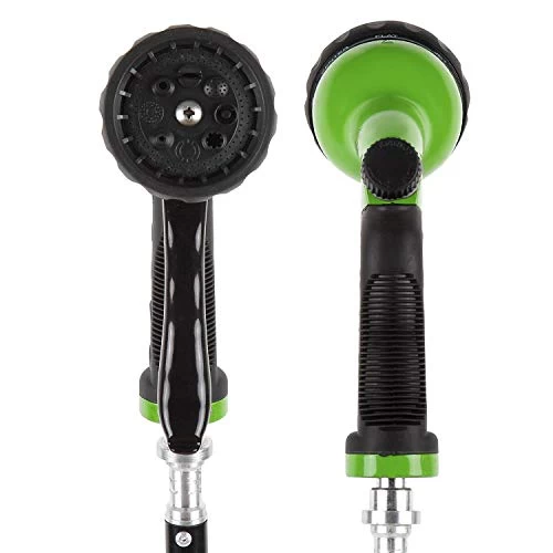 Signature Garden Heavy-Duty Water Hose Spray Nozzle – Comfort-Grip Hose Attachment – 8 Different Spray Patterns – Garden… 3 Signature Garden Heavy-Duty Water Hose Spray Nozzle – Comfort-Grip Hose Attachment – 8 Different Spray Patterns – Garden… - Image 3