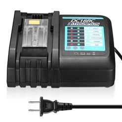 Dutyone DC18RC DC18RA Replacement Battery Charger Compatible With Makita 14.4V-18V Lithium Ion Battery BL1830 BL1840…