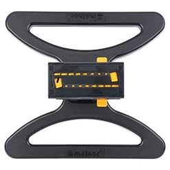 Melnor 65031-AMZ MiniMax Turbo Oscillating Sprinkler On Step Spike With QuickConnect Product Adapter Set, Black, Yellow -Garden Supply Store 41yVUR4sxKL