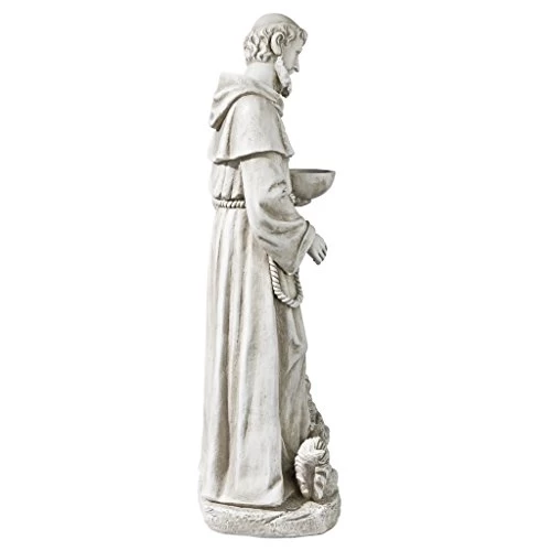 Design Toscano Nature’s Nurturer, St. Francis Religious Garden Decor Statue Bird Feeder, Medium 71 Cm, Polyresin… 5 Design Toscano Nature’s Nurturer, St. Francis Religious Garden Decor Statue Bird Feeder, Medium 71 Cm, Polyresin… - Image 5