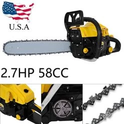 WEGSD 58CC Gasoline Powered Chainsaw, 20 Inch Guide Board Handheld Petrol Gas Chain Saw With 2 Stroke Engine, Farm… -Garden Supply Store 51 B2iZY6aL
