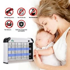 Spica Insect Killer Bug Zapper Indoor, 20W Electronic, Mosquito, Fly, Moths, Wasp, Pest Killer -Garden Supply Store 51 V2BPFf2BfL