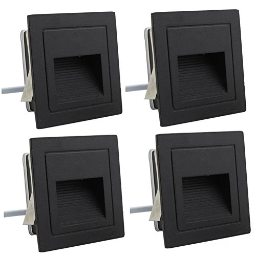 LukLoy 86mm Waterproof Recessed Step Lights, 3W 85-220V 3200K LED Stairs Step Night Light Footlights Indoor/Outdoor Wall… 1 LukLoy 86mm Waterproof Recessed Step Lights, 3W 85-220V 3200K LED Stairs Step Night Light Footlights Indoor/Outdoor Wall…
