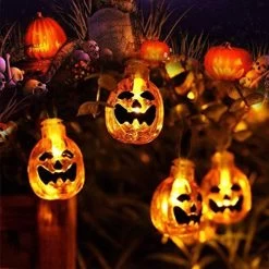 Quntis 11.5ft 20leds Halloween Pumpkin Lights, Battery Operated Jack-O-Lantern With 8 Modes &Memory Function, Waterproof… 8 Quntis 11.5ft 20leds Halloween Pumpkin Lights, Battery Operated Jack-O-Lantern With 8 Modes &Memory Function, Waterproof… -Garden Supply Store 510lADdX9pL