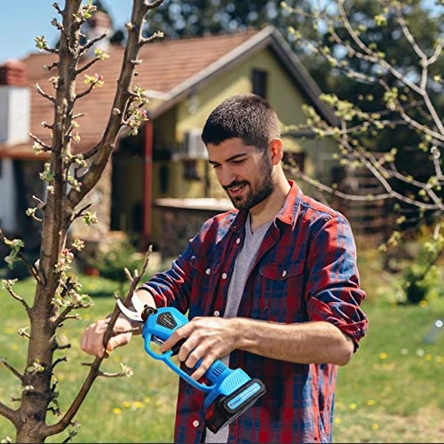 KOMOK Electric Pruning Shears Cordless Scissors,Power Hedge Trimmer Secateurs With 2 Rechargeable 2000mAh Batteries Tree… 7 KOMOK Electric Pruning Shears Cordless Scissors,Power Hedge Trimmer Secateurs With 2 Rechargeable 2000mAh Batteries Tree… - Image 7