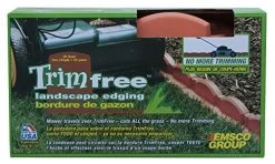 Trim Free Landscape Edging – 10′ Of Interlocking Adjustable Brick Sections – Blocks Grass And Weeds – Terra Cotta -Garden Supply Store 510veE2B7q2BL