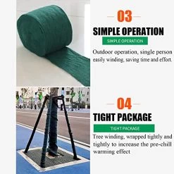 Tree Protector Wrap,Warm Frost Cloth Fruit Plants Bandage Roll Packing For Warm Keeping Moisturizing,Nutrient Protection Wrap During Plant Transplanting (1Pcs) 10 Tree Protector Wrap,Warm Frost Cloth Fruit Plants Bandage Roll Packing For Warm Keeping Moisturizing,Nutrient Protection Wrap During Plant Transplanting (1Pcs) -Garden Supply Store 510zYCgO8L
