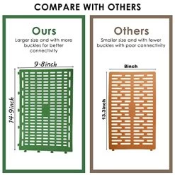 SanSanYa 15″ X 10″ Tree Trunk Protectors Expandable Tree Trunk Guards Protectors With Zip Ties Interlocking Vertical & Horizontal Stacking Tree Bark Protector Tree Guard (Green, 6) 10 SanSanYa 15″ X 10″ Tree Trunk Protectors Expandable Tree Trunk Guards Protectors With Zip Ties Interlocking Vertical & Horizontal Stacking Tree Bark Protector Tree Guard (Green, 6) -Garden Supply Store 511GADIFEqL