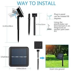 ER CHEN LED Rope String Lights Solar Powered, 23FT, 50 LED Waterproof Decoration Lights For Outdoor, Garden, Patio And… -Garden Supply Store 511r5JQJKrL