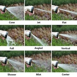 AltraTech Metal Garden Hose Nozzle Heavy Duty Spray Gun 2 Mixed Pack Metal Sprayer 9 Patterns Brass For Car Washing… 11 AltraTech Metal Garden Hose Nozzle Heavy Duty Spray Gun 2 Mixed Pack Metal Sprayer 9 Patterns Brass For Car Washing… -Garden Supply Store 511vG2B633EL
