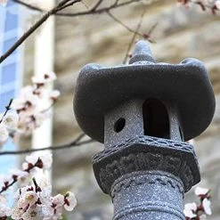 Large Zen Pagoda Asian Lantern Garden Decor Statue Tower Asian Outdoor Art Oriental Lawn Sculpture Stone Statue -Garden Supply Store 511xNCoADhL