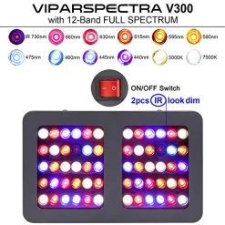 VIPARSPECTRA 300W LED Grow Light With Daisy Chain Function, Full Spectrum Plant Growing Lights For Indoor Plants Veg And… -Garden Supply Store 512B889T2Br3L