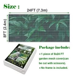 Ultra Fine Garden Mesh Netting, FARAER Plant Covers 8’x24′ Garden Netting For Protect Vegetable Plants Fruits Flowers… -Garden Supply Store 512BlzGqixpL
