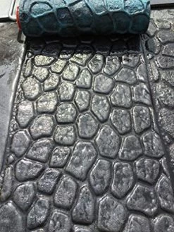 Concrete Stone Texture Roller Kit – Wall Stone & Cobble Stone- For Advanced Concrete Use -Garden Supply Store 512BubemCkNL