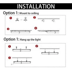 (Pack Of 8) Kihung LED Grow Light, 2FT T8 Grow Light, 192W(8×24W) Full Spectrum Grow Light With Reflectors, High PPFD… -Garden Supply Store 512L2OOUFIL