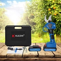K KLEZHI 1.2Inch/30mm Professional Sharp Cordless Electric Pruning Shears,2PCS Backup Rechargeable 2Ah Lithium Battery… 11 K KLEZHI 1.2Inch/30mm Professional Sharp Cordless Electric Pruning Shears,2PCS Backup Rechargeable 2Ah Lithium Battery… -Garden Supply Store 512U35s1lIL
