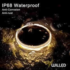 WILLED Solar Step Lights Outdoor, Warm White Solar Deck Lights IP65 Waterproof, Solar Powered Step Lights For Stairs… 8 WILLED Solar Step Lights Outdoor, Warm White Solar Deck Lights IP65 Waterproof, Solar Powered Step Lights For Stairs… -Garden Supply Store 513h4MuxocL