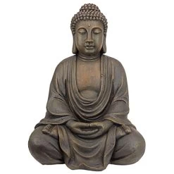 Design Toscano Meditative Buddha Of The Grand Temple Garden Statue: Medium