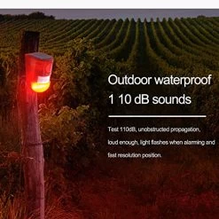 Solar Security Light Alarm, 2 Pack, IP65 Waterproof PIR LED Motion Sensor Flashing Light Lamp, Built In Battery, Energy… 13 Solar Security Light Alarm, 2 Pack, IP65 Waterproof PIR LED Motion Sensor Flashing Light Lamp, Built In Battery, Energy… -Garden Supply Store 513qGa1cg2L