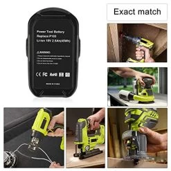 Powilling 2Pack 3000mAh Ryobi 18V Lithium Battery Pack Replacement For Ryobi 18-Volt ONE+ P104 P105 P102 P103 P107 P108… -Garden Supply Store 513rFR0QAlL