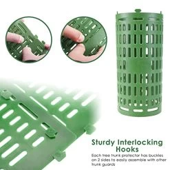 SanSanYa 15″ X 10″ Tree Trunk Protectors Expandable Tree Trunk Guards Protectors With Zip Ties Interlocking Vertical & Horizontal Stacking Tree Bark Protector Tree Guard (Green, 6) 11 SanSanYa 15″ X 10″ Tree Trunk Protectors Expandable Tree Trunk Guards Protectors With Zip Ties Interlocking Vertical & Horizontal Stacking Tree Bark Protector Tree Guard (Green, 6) -Garden Supply Store 515JHQCM2iL