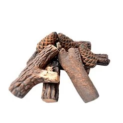 Stanbroil Ceramic Wood Set Of Fireplace Logs For All Types Of Ventless, Gel, Ethanol, Electric,Gas Inserts, Propane… -Garden Supply Store 515zCCW6bEL