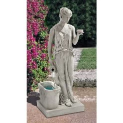Water Fountain – Nature’s Blessed Prayer St Francis Statue Garden Decor Fountain – Outdoor Water Feature -Garden Supply Store 517BNJi9SWL