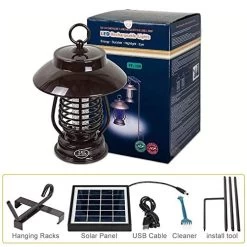 Solar Electronic Mosquito Killer Lamp, Mosquito Killer Light Mosquito Repeller Light Insect Killing Lamp For Gardens… -Garden Supply Store 517L0cwTthL