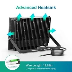 Ustellar 3 Pack 80W Led Flood Lights Outdoor Bright 8000LM Security Lights Outside IP66 Waterproof 5000K Dalylight White… 9 Ustellar 3 Pack 80W Led Flood Lights Outdoor Bright 8000LM Security Lights Outside IP66 Waterproof 5000K Dalylight White… -Garden Supply Store 517e4SVdeOL