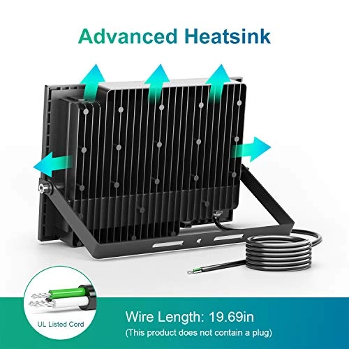 Ustellar 3 Pack 80W Led Flood Lights Outdoor Bright 8000LM Security Lights Outside IP66 Waterproof 5000K Dalylight White… 3 Ustellar 3 Pack 80W Led Flood Lights Outdoor Bright 8000LM Security Lights Outside IP66 Waterproof 5000K Dalylight White… - Image 3