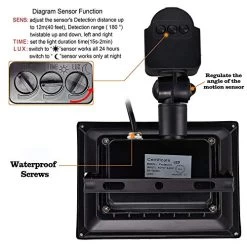 Led Motion Sensor Flood Light Outdoor 10W 800LM Pir Sensitive Security Lights Wall Fixture Lamps Waterproof Floodlight… 12 Led Motion Sensor Flood Light Outdoor 10W 800LM Pir Sensitive Security Lights Wall Fixture Lamps Waterproof Floodlight… -Garden Supply Store 518Zlr8OUdL