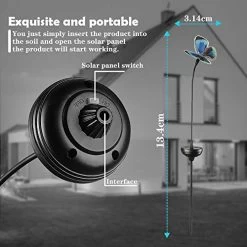 Solar Garden Stake Lights,4 Pack Solar Garden Lights Outdoor,Solar Garden Multi-Color Changing LED Stake Lights… -Garden Supply Store 51925bwOAxL