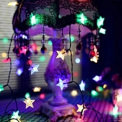 Solar String Lights Outdoor Solar Powered With Waterproof 8 Modes 32FT 50 LED Star For Garden Yard Porch Wedding Party… -Garden Supply Store 519ND3wvV2BL