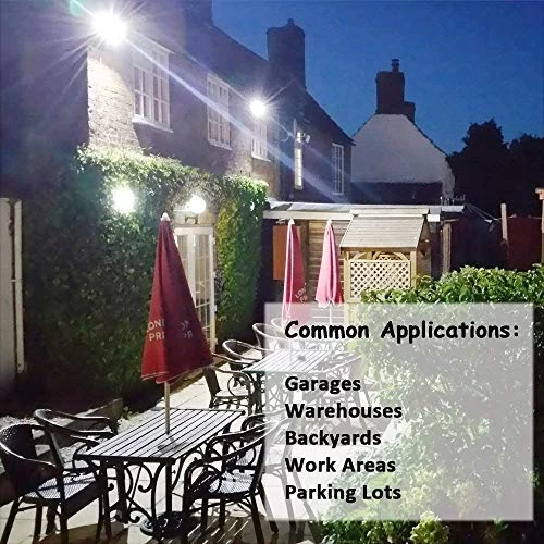 Ustellar 3 Pack 80W Led Flood Lights Outdoor Bright 8000LM Security Lights Outside IP66 Waterproof 5000K Dalylight White… 6 Ustellar 3 Pack 80W Led Flood Lights Outdoor Bright 8000LM Security Lights Outside IP66 Waterproof 5000K Dalylight White… - Image 6