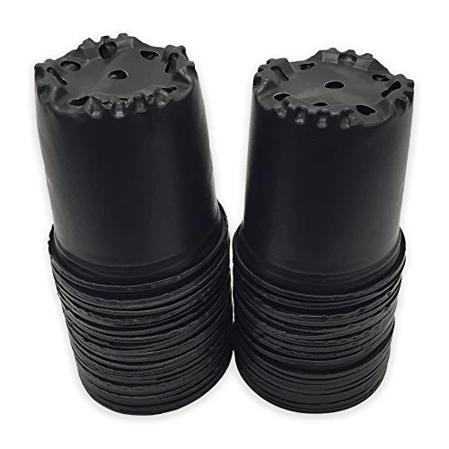 1/2 Gal. Plastic Nursery Pots (50-Pack) 1 1/2 Gal. Plastic Nursery Pots (50-Pack)