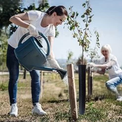 Corrugated Tree Guards, 6Pcs Tree Trunk Protectors Guard Tube Wraps To Protect Bark 15.7-Inch Long, 2-Inch Diameter, Tree Saplings Plants Protectors From Deer,Rodents, Mowers,Trimmers (Black) 11 Corrugated Tree Guards, 6Pcs Tree Trunk Protectors Guard Tube Wraps To Protect Bark 15.7-Inch Long, 2-Inch Diameter, Tree Saplings Plants Protectors From Deer,Rodents, Mowers,Trimmers (Black) -Garden Supply Store 519lUWSDZVL
