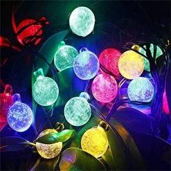 Solar String Lights Outdoor Solar Powered With Waterproof 8 Modes 32ft 50 LED Crystal Ball For Garden Yard Porch Wedding… -Garden Supply Store 519tBBoPqFL