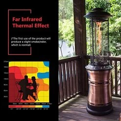 AJH Outdoor Patio Heater, 40000BTU, Propane Heater W/Wheels & Heater Cover, Quick Heating, Commercial/Home, Space Heater… 13 AJH Outdoor Patio Heater, 40000BTU, Propane Heater W/Wheels & Heater Cover, Quick Heating, Commercial/Home, Space Heater… -Garden Supply Store 51A4iOISgcL