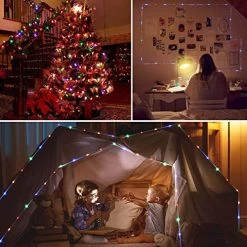 Fatpoom LED Rope Lights Battery Operated String Lights 40Ft 120 LEDs 8 Modes Outdoor Waterproof Fairy Lights Dimmable… -Garden Supply Store 51ACxuhn3XL