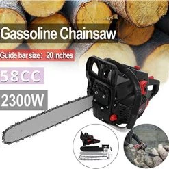 WEGSD Gas Chainsaws 58cc 2-Stroke Gas Powered Chain Saw 20-Inch Chainsaw Chain With Tool Kit For Cutting Forest Wood… -Garden Supply Store 51AVSYBASRL