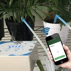 MAYiT Garden Automatic Drip Irrigation System, WiFi Connection IOS Or And Android App Control Plant Watering Device… -Garden Supply Store 51AgjoWPM2BL