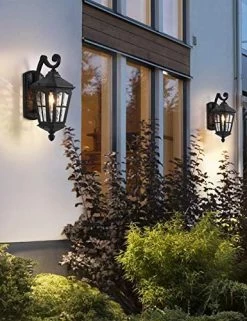 GYDZ Post Light Outdoor With 3-Inch Pier Mount Base, 17”H Exterior Post Light Fixture,Waterproof IP65 Classic Die Cast… -Garden Supply Store 51Ai83PFcEL