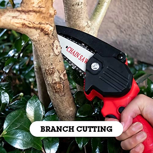 110V Rechargeable Handheld Portable Electric Pruning Saw Cordless Mini Chainsaw Small Wood Splitting Chainsaw One-Handed… 7 110V Rechargeable Handheld Portable Electric Pruning Saw Cordless Mini Chainsaw Small Wood Splitting Chainsaw One-Handed… - Image 7