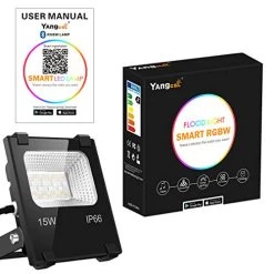 LED Flood Light Outdoor 40W 4000LM, Bluetooth Floodlight With APP Control, RGB Color Changing – Warm White -Timing… -Garden Supply Store 51BCZjvXPEL