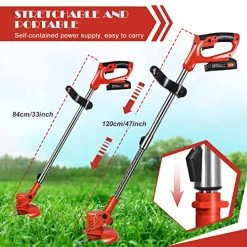 Weed Trimmer, Suncanri Weed Eater Weed Wacker 21V Battery Powered, Cordless String Trimmer Brush Cutter, Lightweight Electric Edger Lawn Tool For Lawn Garden Pruning And Trimming 9 Weed Trimmer, Suncanri Weed Eater Weed Wacker 21V Battery Powered, Cordless String Trimmer Brush Cutter, Lightweight Electric Edger Lawn Tool For Lawn Garden Pruning And Trimming -Garden Supply Store 51BDuZwqHL