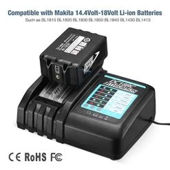Dutyone DC18RC DC18RA Replacement Battery Charger Compatible With Makita 14.4V-18V Lithium Ion Battery BL1830 BL1840… -Garden Supply Store 51BFhQiGXlL