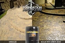 Armor AR350 Wet Look Concrete Sealer And Paver Sealer With Low Gloss Finish (1 GAL) -Garden Supply Store 51BFpZ8LJ1L
