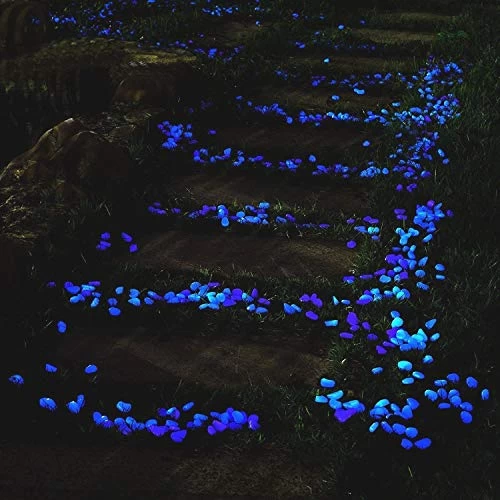 Glow Stones, Glowing In The Dark Pebbles 150pcs For Walkways, Window, Yard Grass, Driveway, Outdoor Decor DIY Decorative… 2 Glow Stones, Glowing In The Dark Pebbles 150pcs For Walkways, Window, Yard Grass, Driveway, Outdoor Decor DIY Decorative… - Image 2